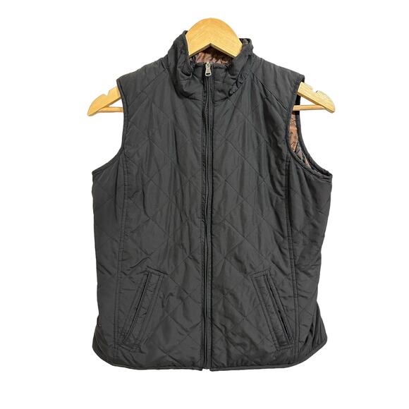 Ralph‎ Lauren reversible women's black vest size Petite Small - Picture 1 of 6